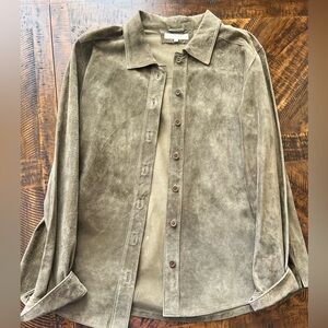 Sorbe Vintage Suede Shirt Jacket size XL